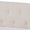 Baxton Studio Delora Beige Upholstered Queen Size Daybed 158-9673 - alternate 3